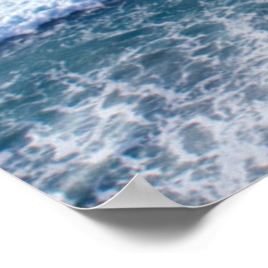 Kustlijn | Big Sur, Californië Poster (Hoek)