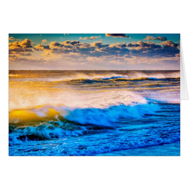 Kustlijn bij zonsopgang (Voorkant Horizontaal)