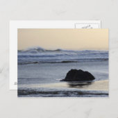 kustlijn bij zonsopgang briefkaart (Voorkant / Achterkant)