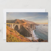 Kustlijn | Bixby Bridge, Big Sur California Bedankkaart (Voorkant)