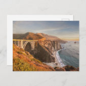 Kustlijn | Bixby Bridge, Big Sur California Briefkaart (Voorkant / Achterkant)