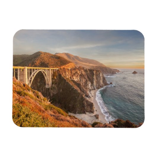 Kustlijn | Bixby Bridge, Big Sur California Magneet (Horizontaal)