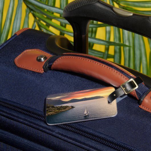 Kustlijn | Bodrum, Turkije Bagagelabel (Voorkant Insitu 3)