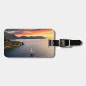 Kustlijn | Bodrum, Turkije Bagagelabel (Voorkant horizontaal)