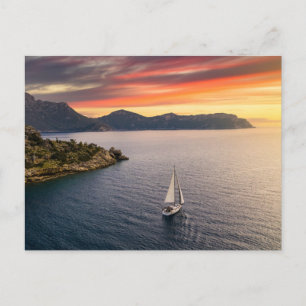 Kustlijn   Bodrum, Turkije Briefkaart