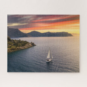 Kustlijn Bodrum, Turkije Legpuzzel
