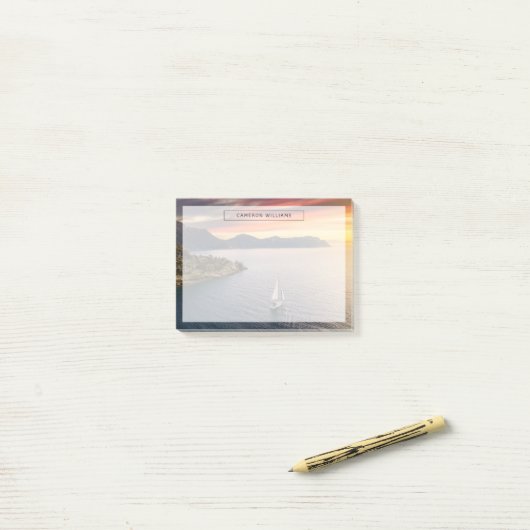 Kustlijn | Bodrum, Turkije Post-it® Notes (Op bureau)