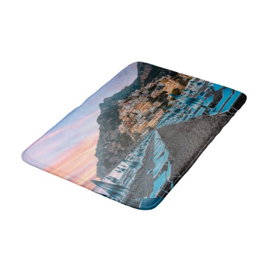 Kustlijn | Campanië, Italië Badmat (Gekanteld)