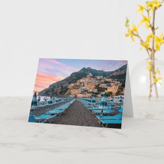 Kustlijn | Campanië, Italië Kaart (Gele Bloem)