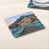 Kustlijn | Campanië, Italië Kartonnen Onderzetters (Schuin)