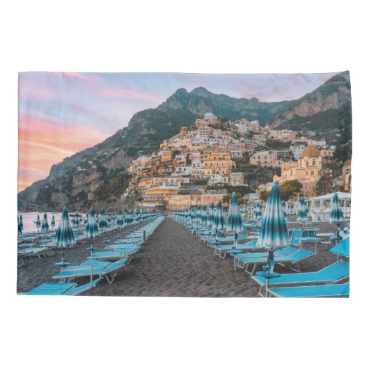 Kustlijn | Campanië, Italië Kussensloop (Achterkant)