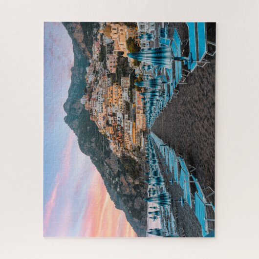 Kustlijn | Campanië, Italië Legpuzzel (Verticaal)