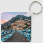 Kustlijn | Campanië, Italië Sleutelhanger (Achterkant)