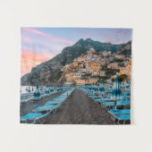 Kustlijn | Campanië, Italië Wandkleed (Voorkant (horizontaal))