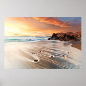 Kustlijn | Canarische Eilanden, Spanje Poster (Voorkant)