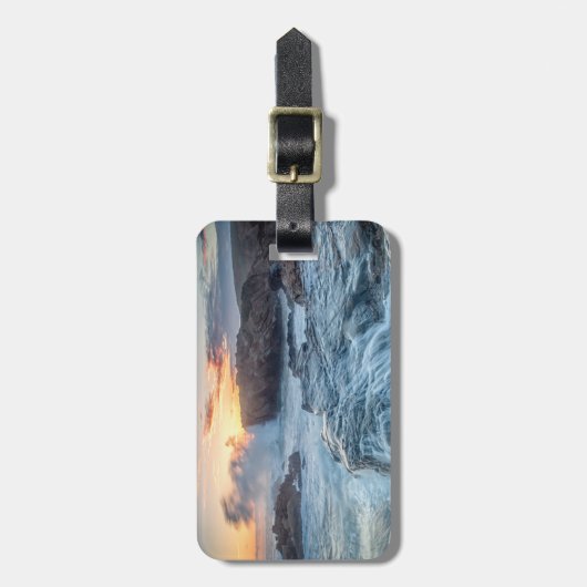 Kustlijn | Carmel California Bagagelabel (Voorkant verticaal)