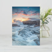 Kustlijn | Carmel California Bedankkaart (Staand voorkant)