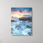 Kustlijn | Carmel California Canvas Afdruk (Voorkant)