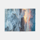 Kustlijn | Carmel California Fleece Deken (Voorkant (Horizontaal))