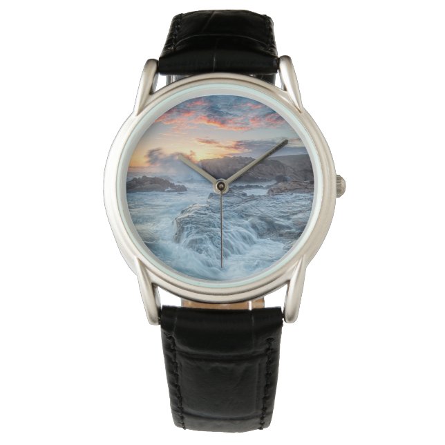 Kustlijn | Carmel California Horloge (Voorkant)