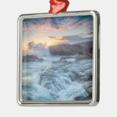 Kustlijn | Carmel California Metalen Ornament (Links)