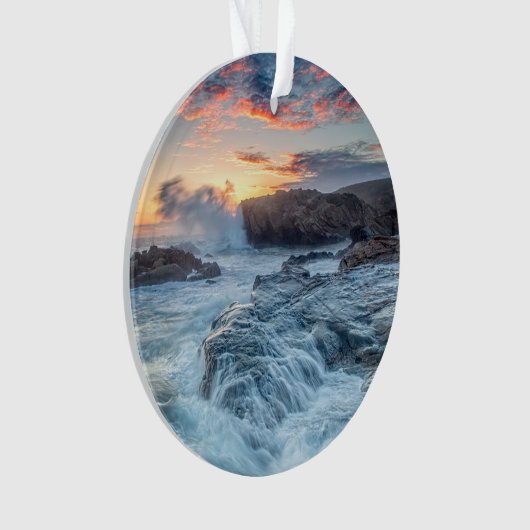 Kustlijn | Carmel California Ornament (voorkant)