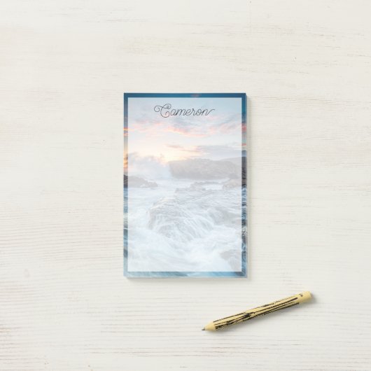 Kustlijn | Carmel California Post-it® Notes (Op bureau)