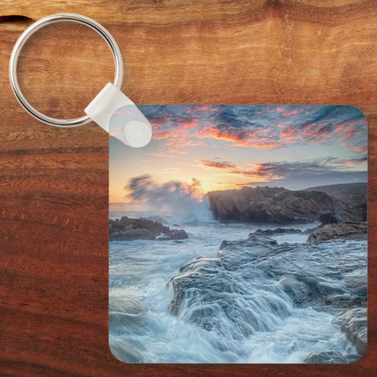 Kustlijn | Carmel California Sleutelhanger (Voorkant)