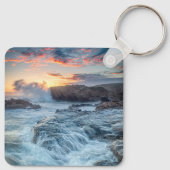 Kustlijn | Carmel California Sleutelhanger (Achterkant)