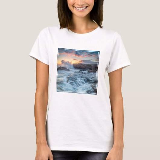 Kustlijn | Carmel California T-shirt (Voorkant)