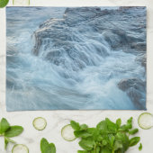 Kustlijn | Carmel California Theedoek (Gevouwen)