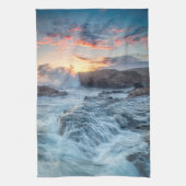 Kustlijn | Carmel California Theedoek (Verticaal)