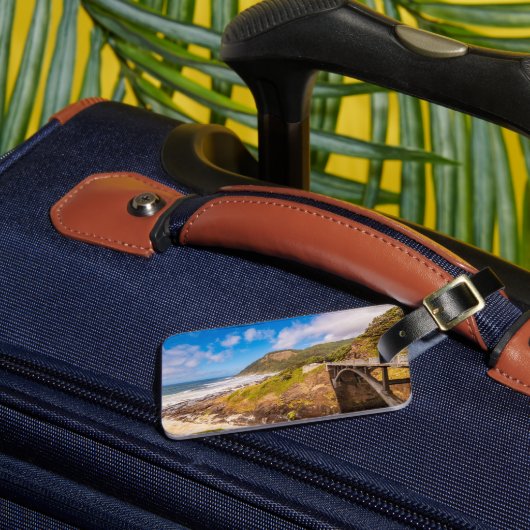 Kustlijn | Chasm, yachats, Oregon Bagagelabel (Voorkant Insitu 3)