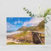 Kustlijn | Chasm, yachats, Oregon Bedankkaart (Staand voorkant)