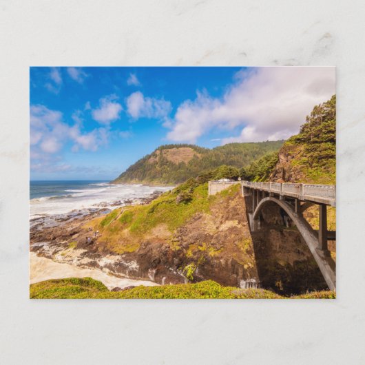 Kustlijn | Chasm, yachats, Oregon Briefkaart (Voorkant)