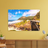 Kustlijn | Chasm, yachats, Oregon Canvas Afdruk (Insitu (Woonkamer))