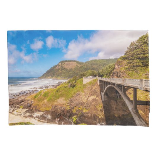 Kustlijn | Chasm, yachats, Oregon Kussensloop (Voorkant)