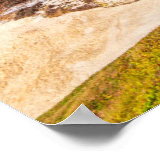 Kustlijn | Chasm, yachats, Oregon Poster (Hoek)