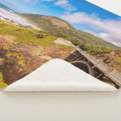 Kustlijn | Chasm, yachats, Oregon Sherpa Deken (3/4)