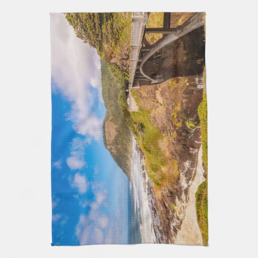 Kustlijn | Chasm, yachats, Oregon Theedoek (Verticaal)