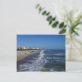 Kustlijn Cocoa Beach Briefkaart (Staand voorkant)