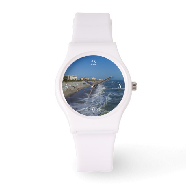 Kustlijn Cocoa Beach Horloge (Voorkant)