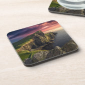 Kustlijn | Eiland Skye, Schotland Bier Onderzetter (Linkerzijde)