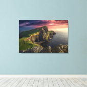 Kustlijn | Eiland Skye, Schotland Canvas Afdruk (Insitu (Houten vloer))