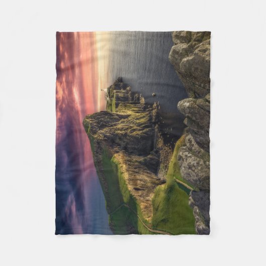 Kustlijn | Eiland Skye, Schotland Fleece Deken (Voorkant)