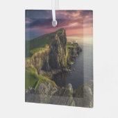 Kustlijn | Eiland Skye, Schotland Glas Ornament (Voorkant links)