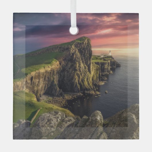 Kustlijn | Eiland Skye, Schotland Glas Ornament (Voorkant)