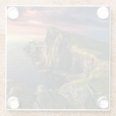 Kustlijn | Eiland Skye, Schotland Glazen Onderzetter (Achterkant)