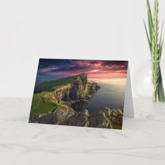 Kustlijn | Eiland Skye, Schotland Kaart (Voorkant)