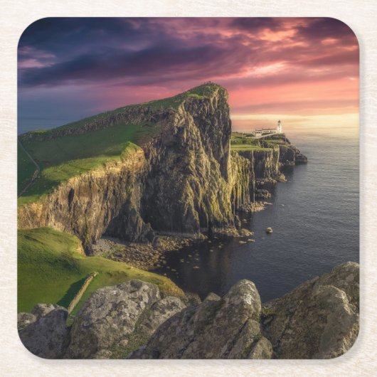 Kustlijn | Eiland Skye, Schotland Kartonnen Onderzetters (Voorkant)